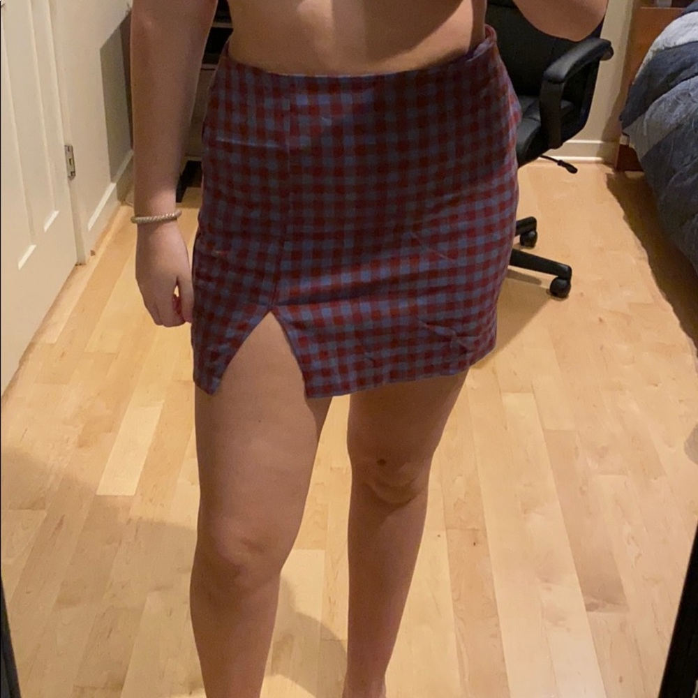 Plaid mini skirt from Urban Outfitters